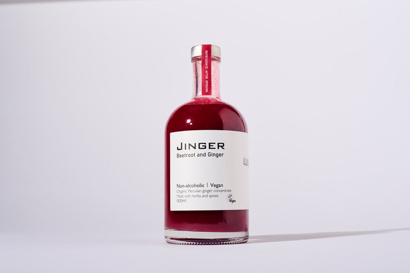 Organic Ginger & Beetroot 500ml (NO ADDED SUGAR)