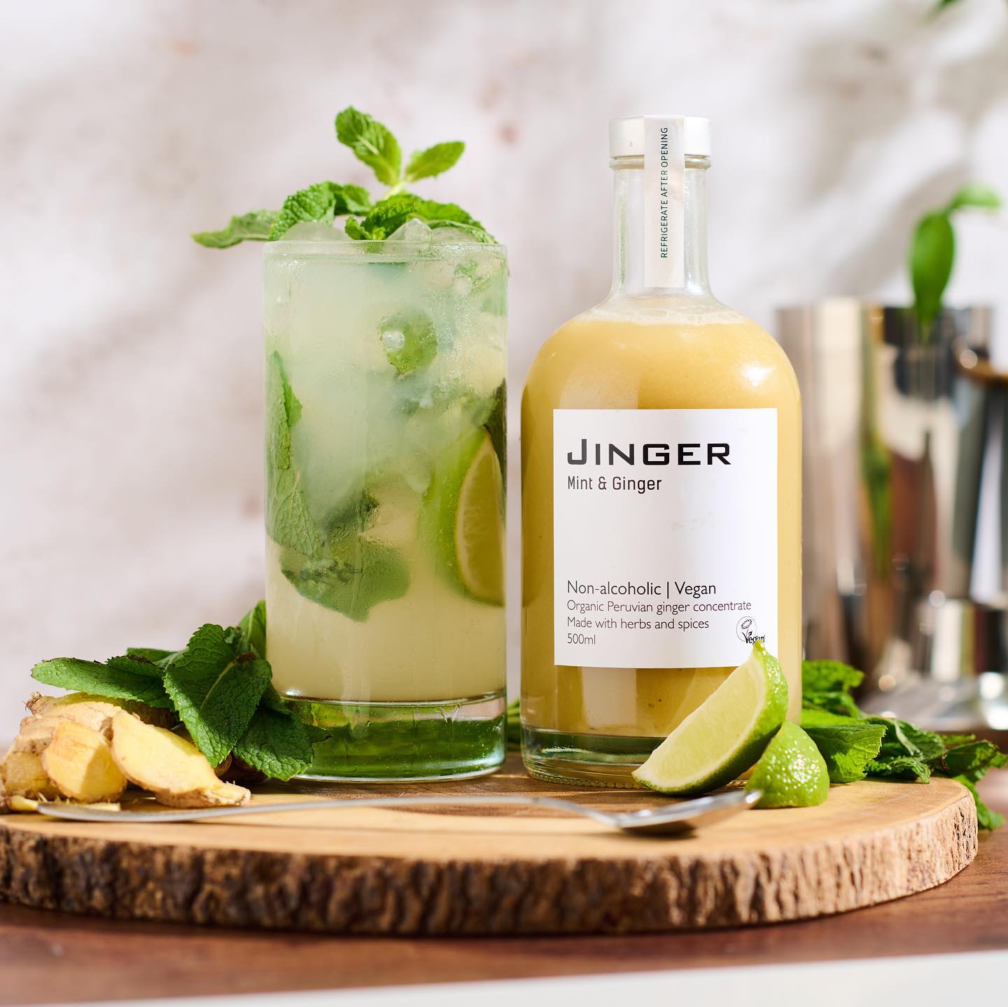 Ginger & Mint - 500ml [NO ADDED SUGAR]